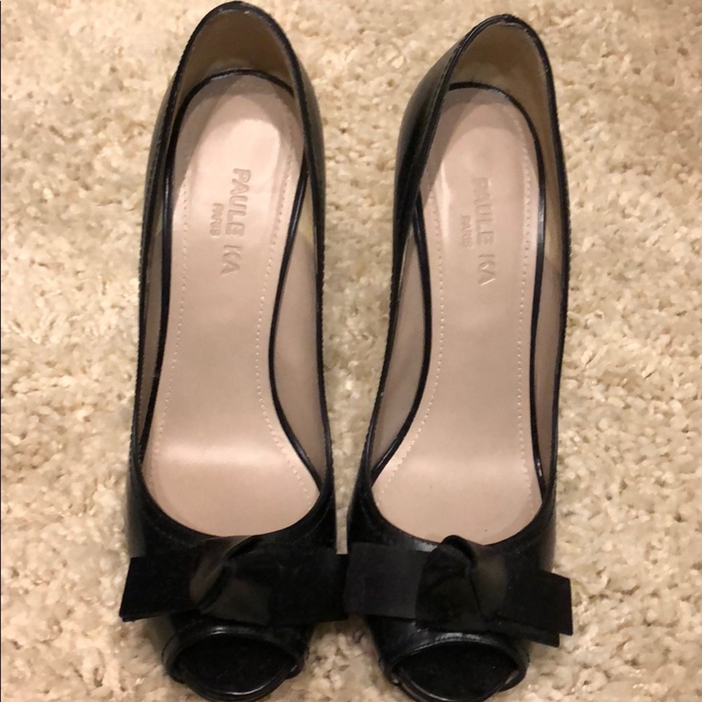 POPULAR Designer PARIS PAULE KA acrylic heel pumps